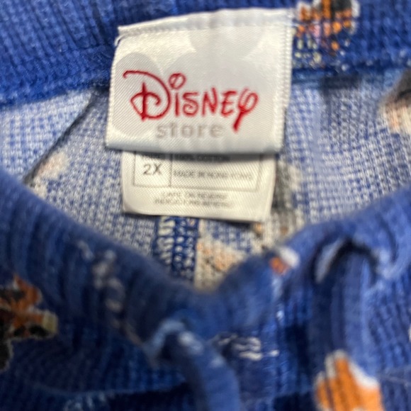 Disney Store Tigger Just Chillin Pajama Set Womens 2X Blue Long Sleeve Pants - Picture 6 of 8